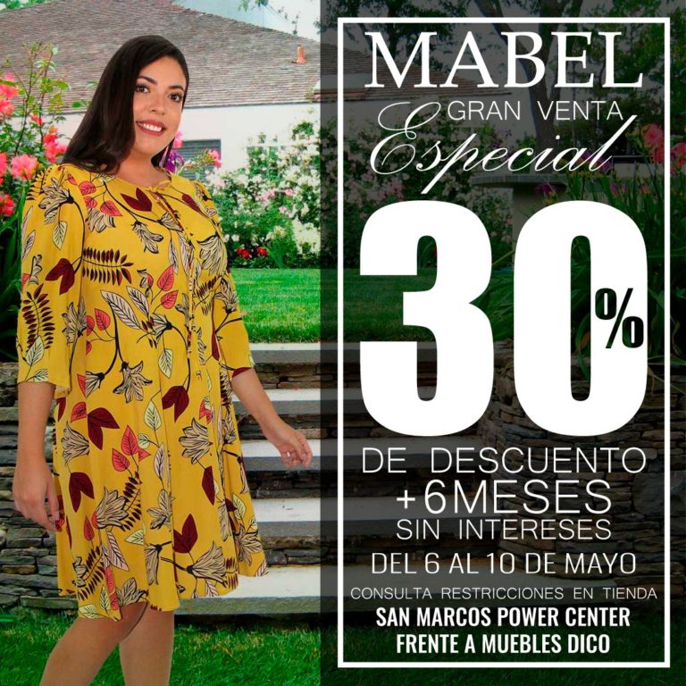 Mabel. Gran Venta Especial